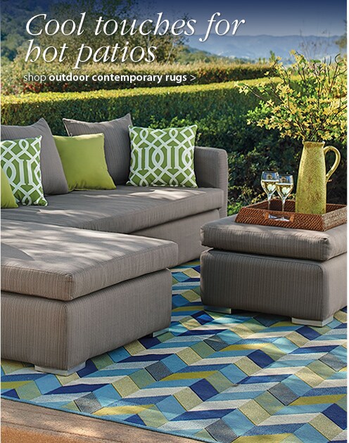 Shop outdoor Contemporary rugs >