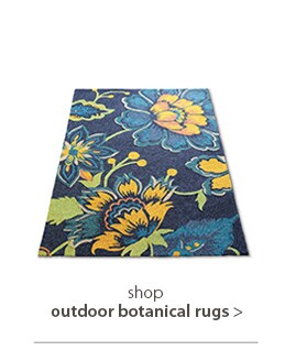 Shop Botanical outdoor rugs >