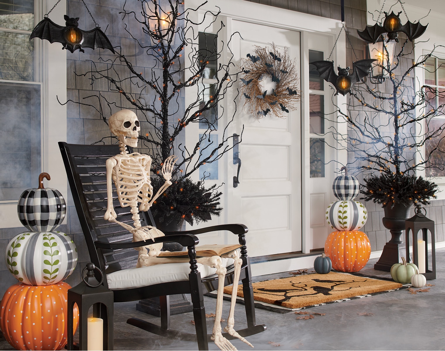 Halloween trick or Treat Front Porch Wreath - agrohort.ipb.ac.id