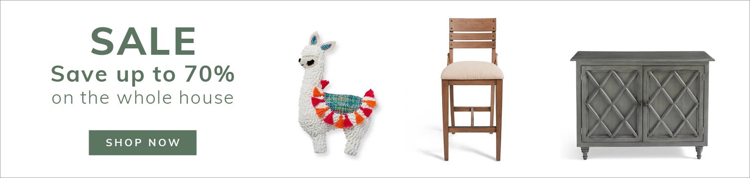 SALE Save up to 70% on the whole house. Shop now