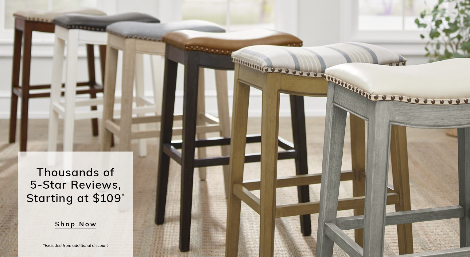 Thousands of  5-Star Reviews, Starting at $109*  Shop Now