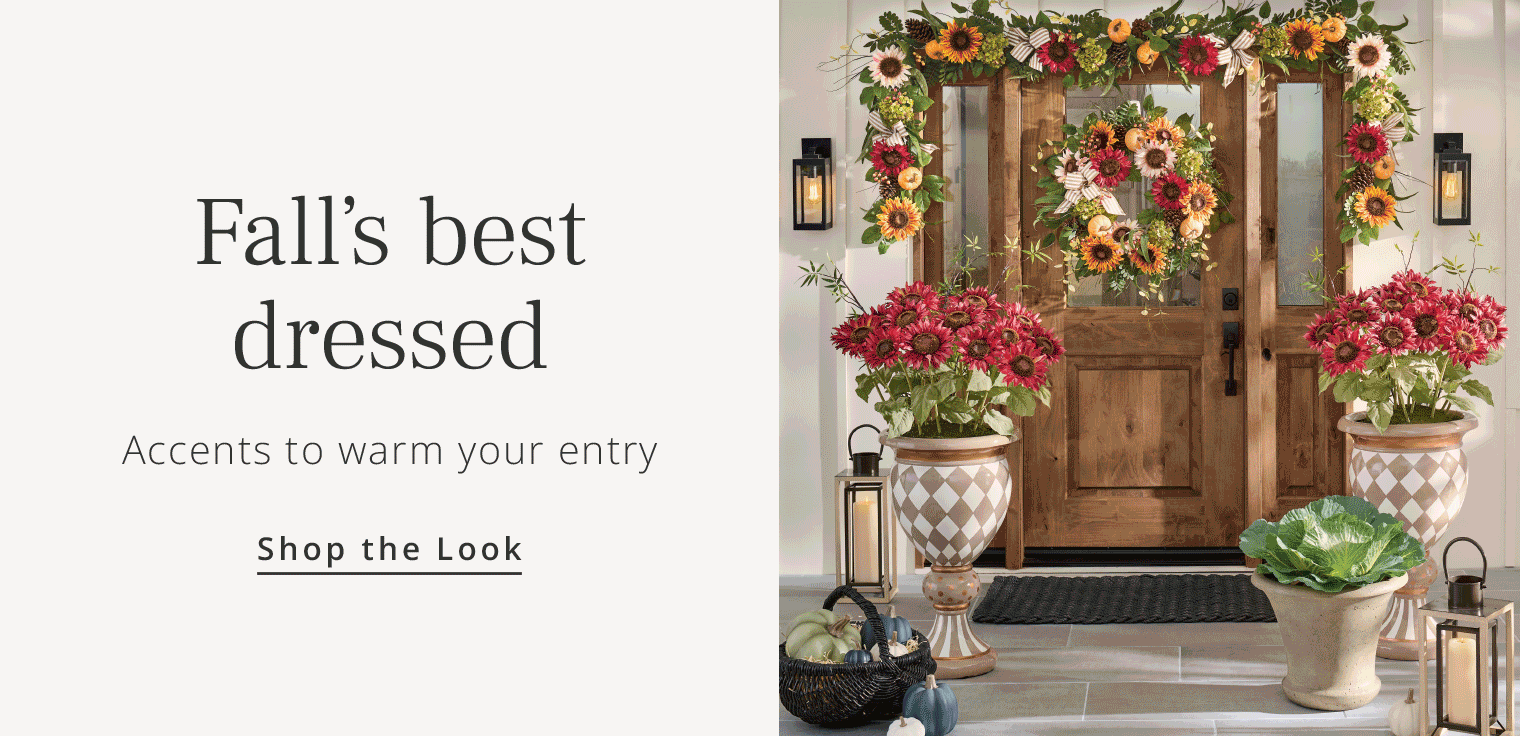 Fall Decor Indoor/Outdoor Autumn Home Decor Grandin Road